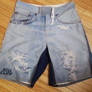 Kill Cliff/ Redline boardshort style workout short